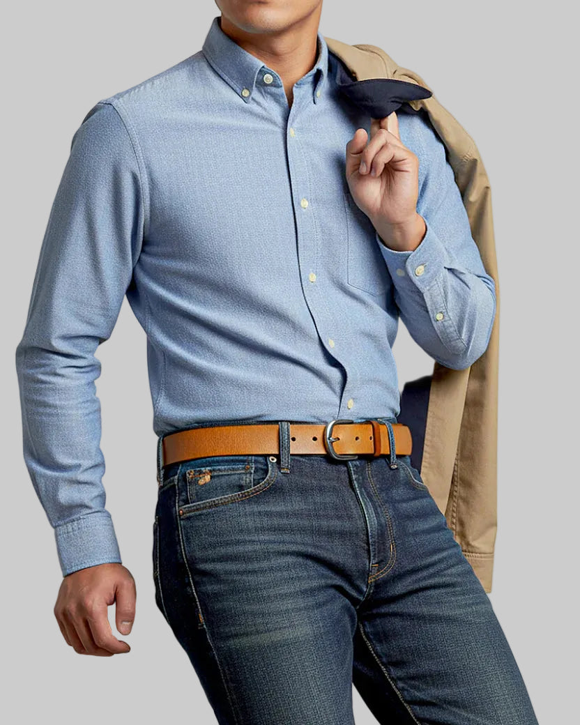 Ceinture en cuir véritable • Élégance intemporelle