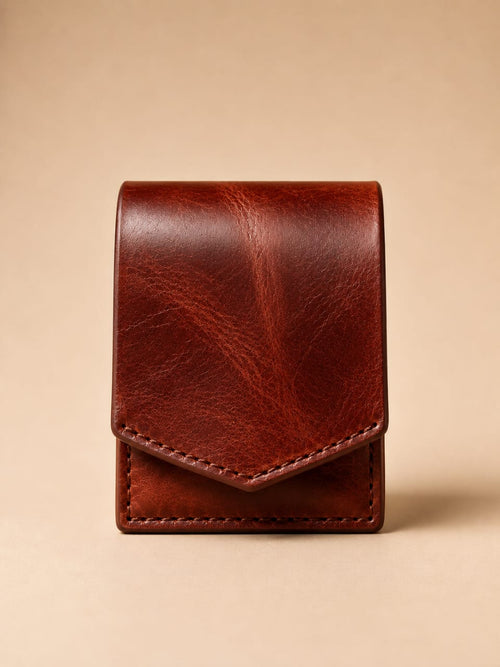 Portefeuille en cuir véritable – Fait main